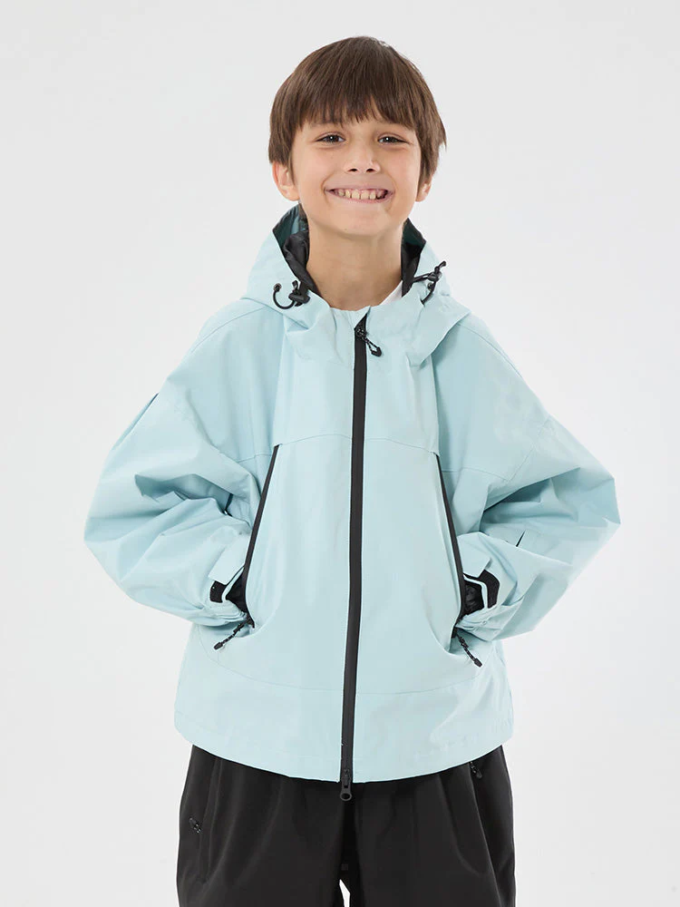 Boys Snow Hopper Bunny Ear Hooded Waterproof Thermal Snow Jacket - Image 12