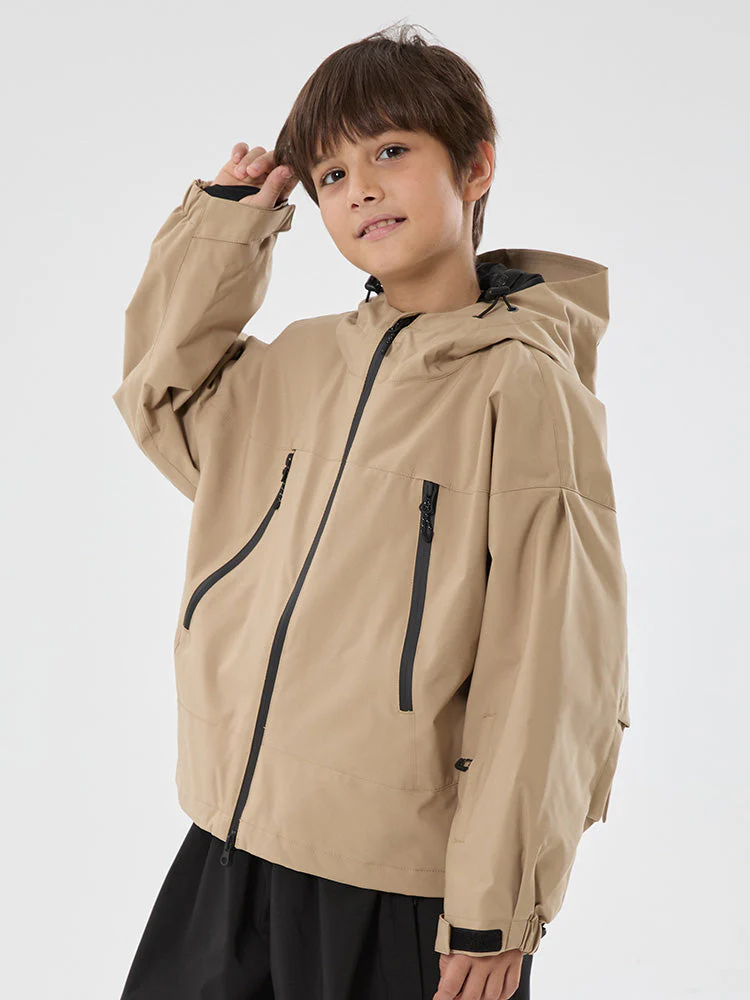 Boys Snow Hopper Bunny Ear Hooded Waterproof Thermal Snow Jacket - Image 2