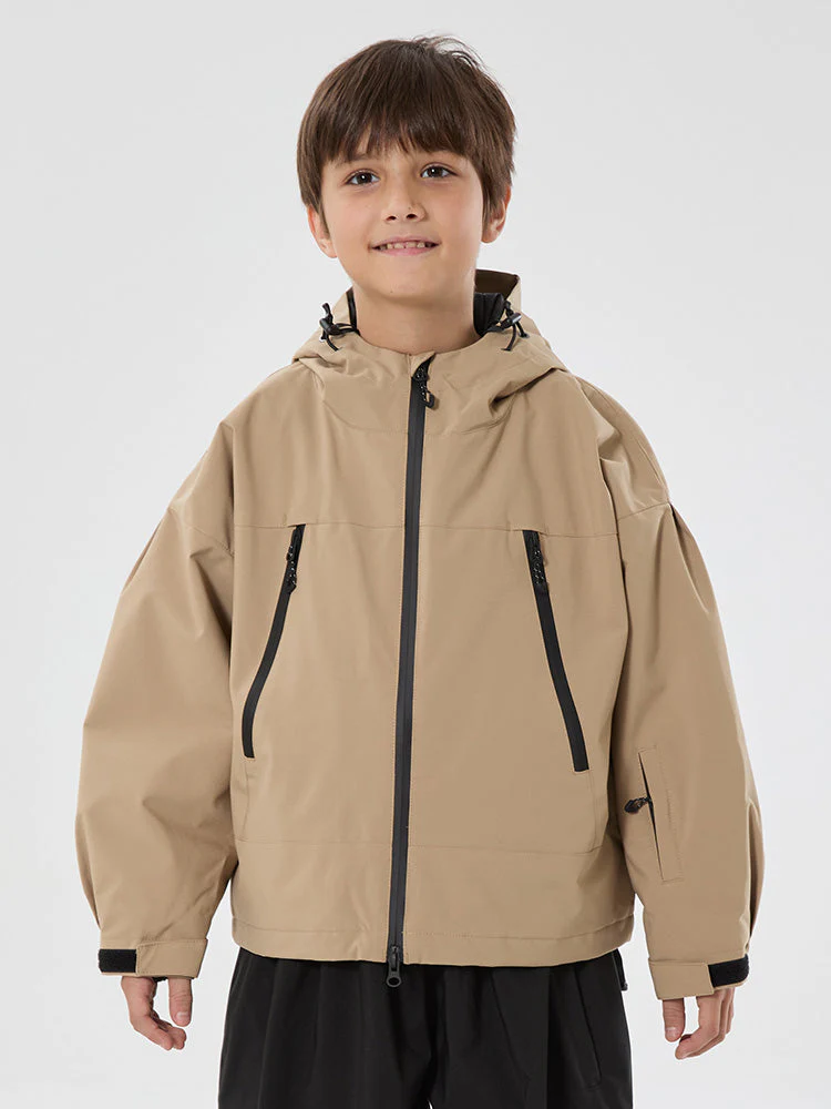 Boys Snow Hopper Bunny Ear Hooded Waterproof Thermal Snow Jacket - Image 3