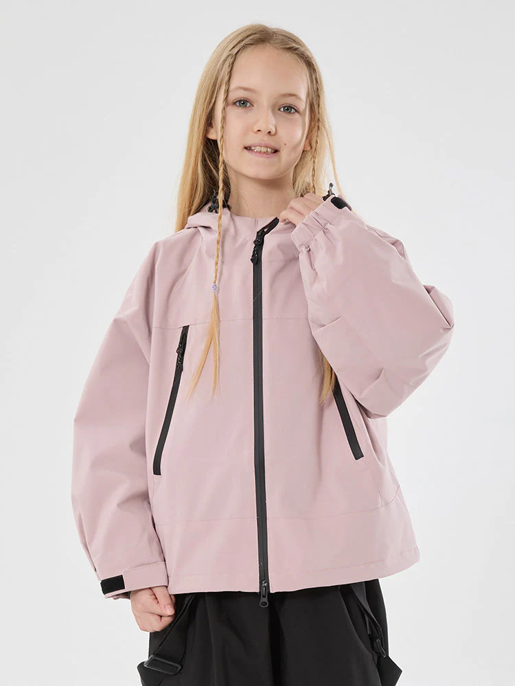 Girls Snow Hopper Bunny Ear Hooded Waterproof Thermal Snow Jacket - Image 12