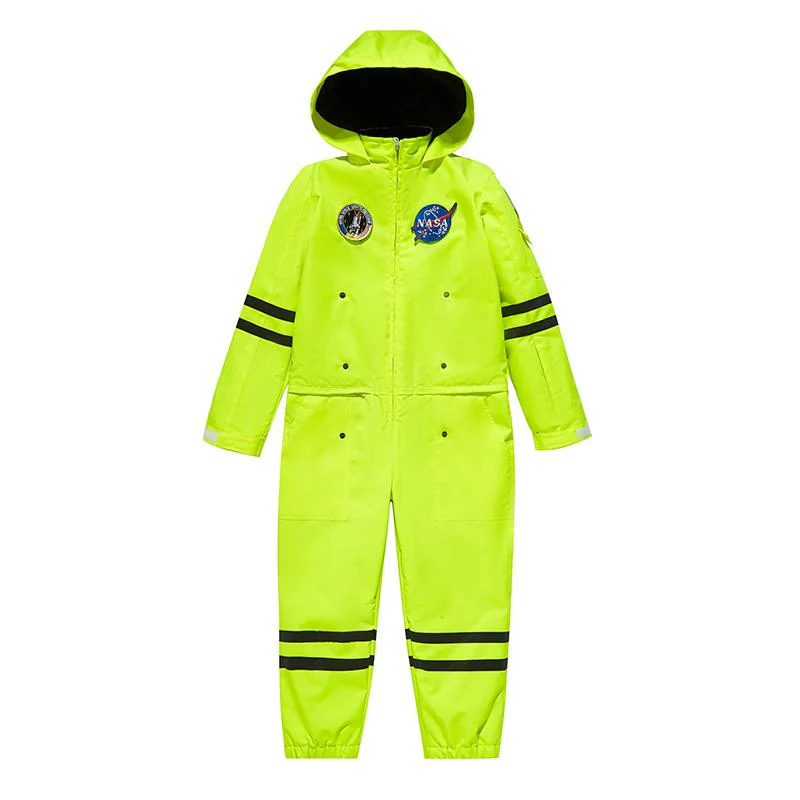 Girls Unisex Doorek Nasa Space Waterproof Ski Suit One Piece Snowsuits - Image 3