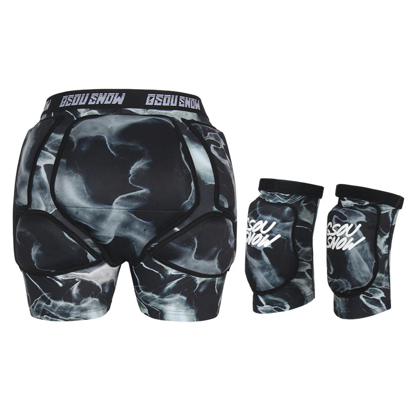 Gsou Snow Unisex 3D Protective Shorts & Knee Pads Set - Image 3