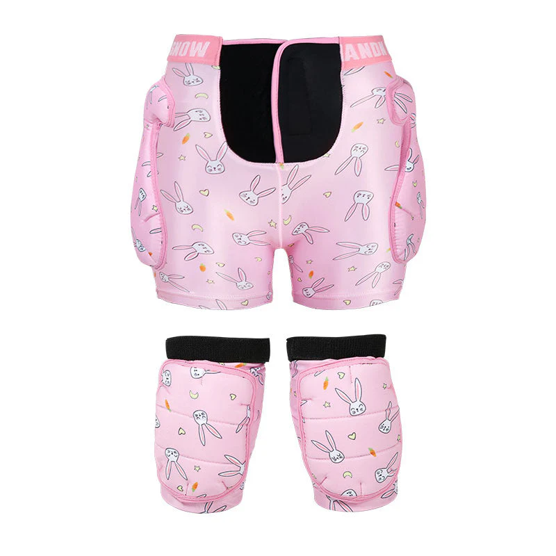 Kids Nandn Little Explorer Professional Snow Hip Pad & Knee Pad Set - Image 4