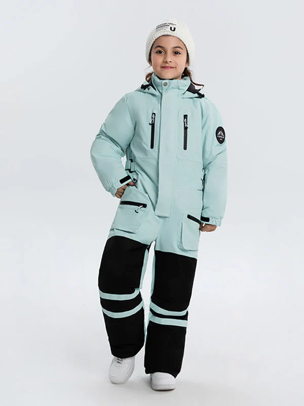 Kid's Unisex Arctic Queen Stylish One Piece Snowboard Ski Snowsuits - Image 5