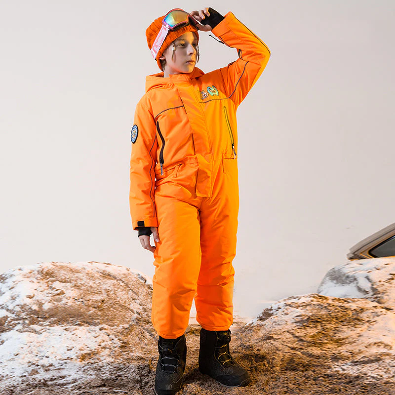 LD Ski Girls New Style Fashion Winter One Piece Jumpsuit Snowsuits - Image 4