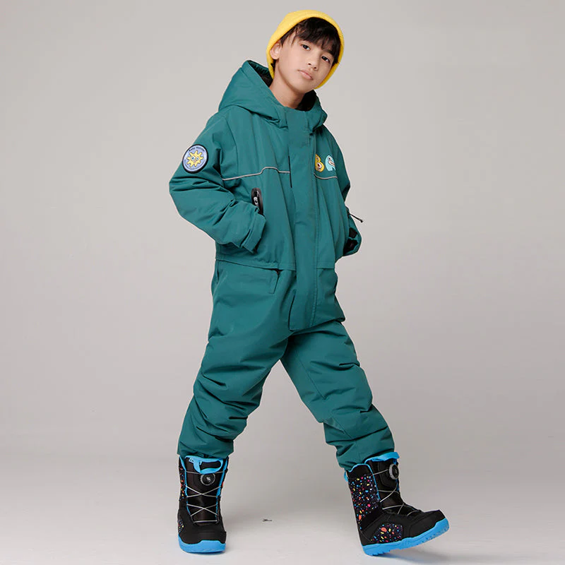 LD Ski Girls New Style Fashion Winter One Piece Jumpsuit Snowsuits - Image 5