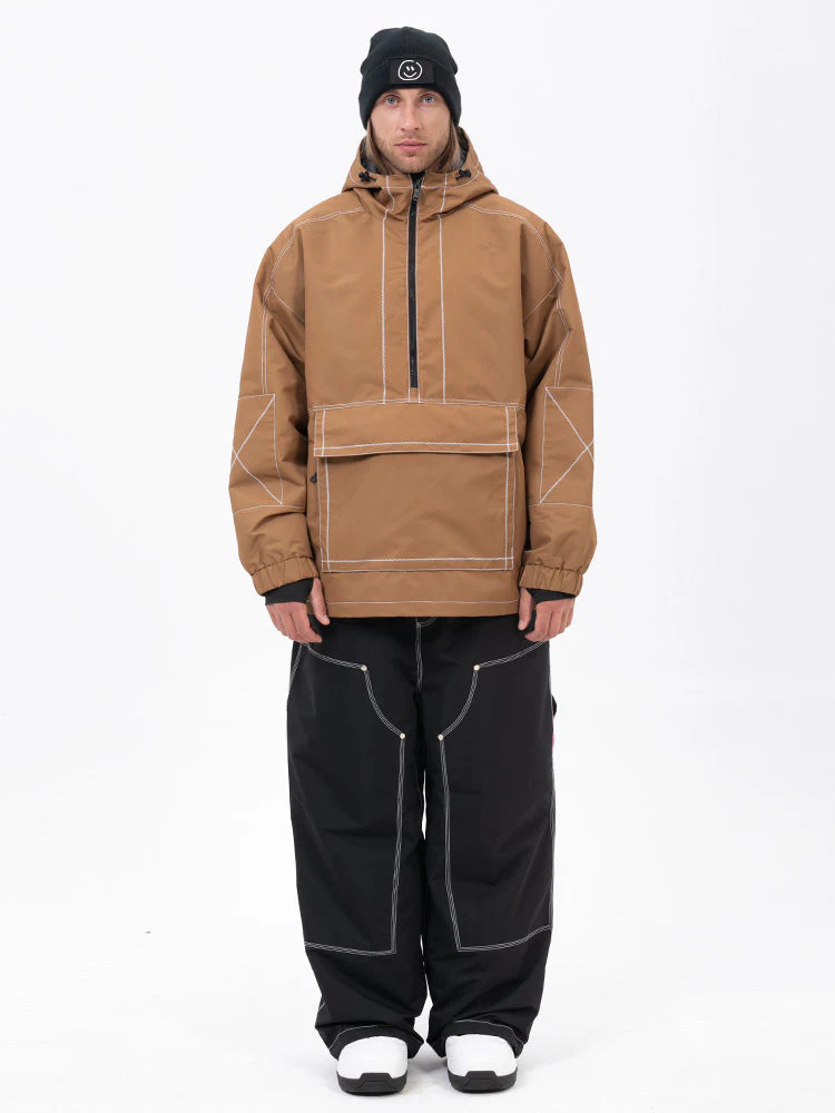 Men’s Mountain Vibe Pullover Jacket & Urban Freerider Baggy Snow Pants Set - Image 12