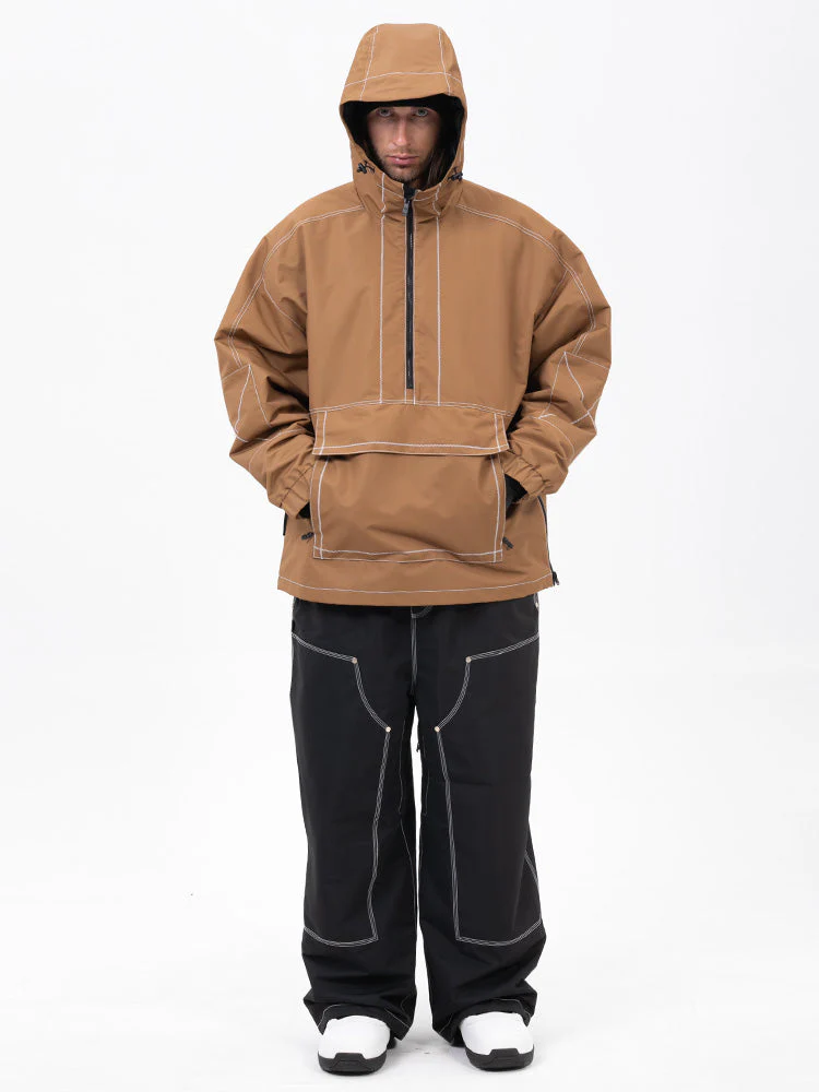 Men’s Mountain Vibe Pullover Jacket & Urban Freerider Baggy Snow Pants Set - Image 14