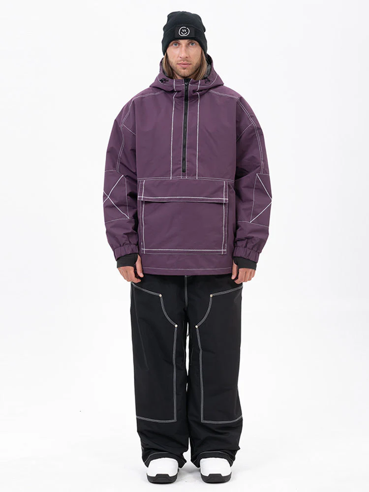 Men’s Mountain Vibe Pullover Jacket & Urban Freerider Baggy Snow Pants Set - Image 15