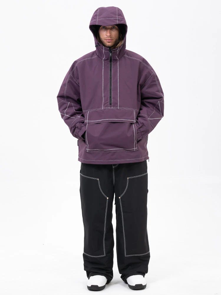 Men’s Mountain Vibe Pullover Jacket & Urban Freerider Baggy Snow Pants Set - Image 17