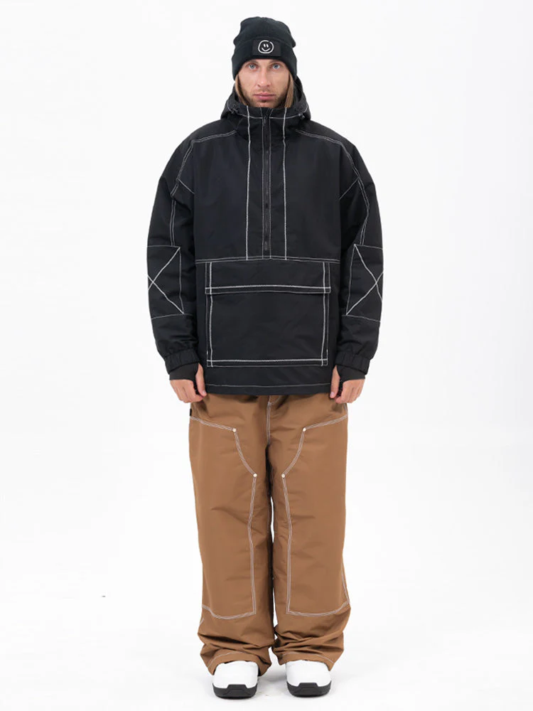 Men’s Mountain Vibe Pullover Jacket & Urban Freerider Baggy Snow Pants Set - Image 18