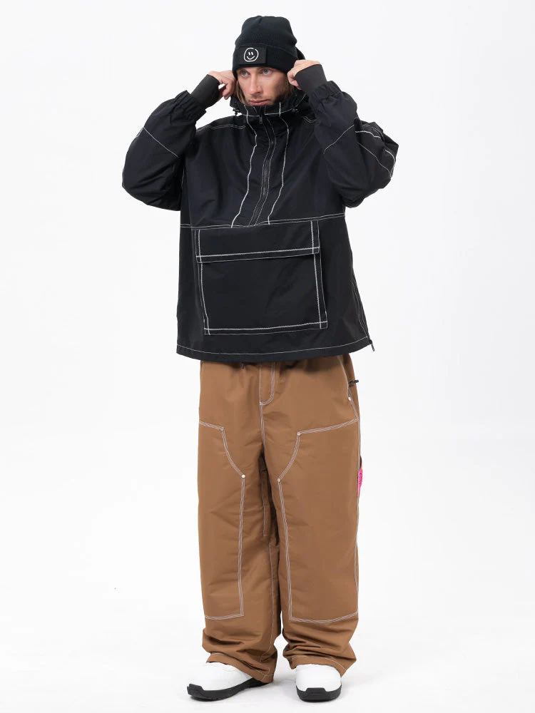 Men’s Mountain Vibe Pullover Jacket & Urban Freerider Baggy Snow Pants Set - Image 19