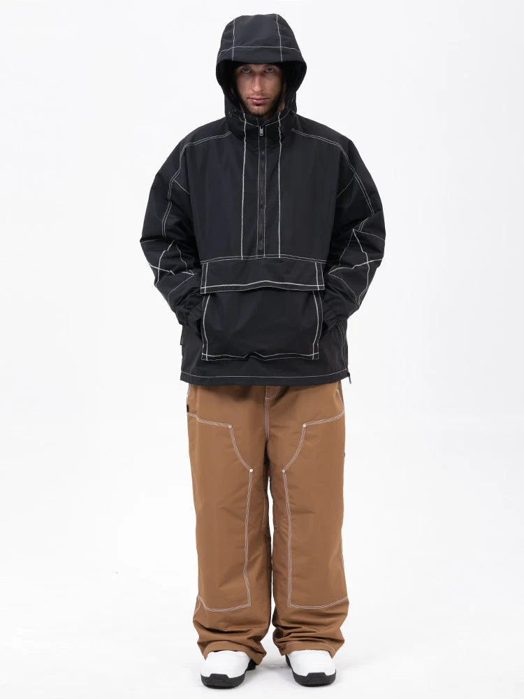 Men’s Mountain Vibe Pullover Jacket & Urban Freerider Baggy Snow Pants Set - Image 20