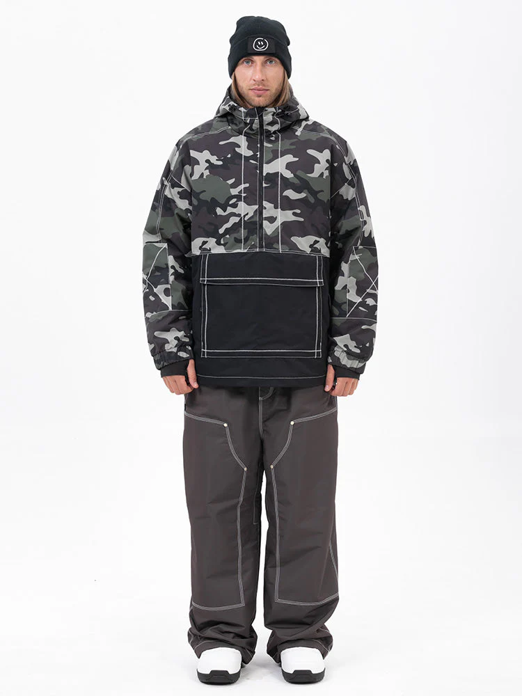 Men’s Mountain Vibe Pullover Jacket & Urban Freerider Baggy Snow Pants Set - Image 21