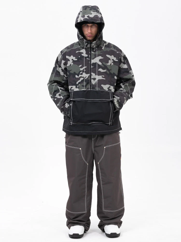 Men’s Mountain Vibe Pullover Jacket & Urban Freerider Baggy Snow Pants Set - Image 23
