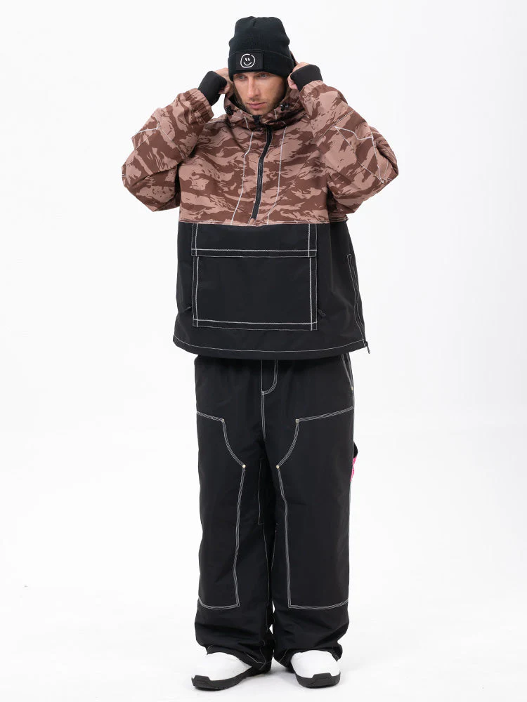 Men’s Mountain Vibe Pullover Jacket & Urban Freerider Baggy Snow Pants Set - Image 5
