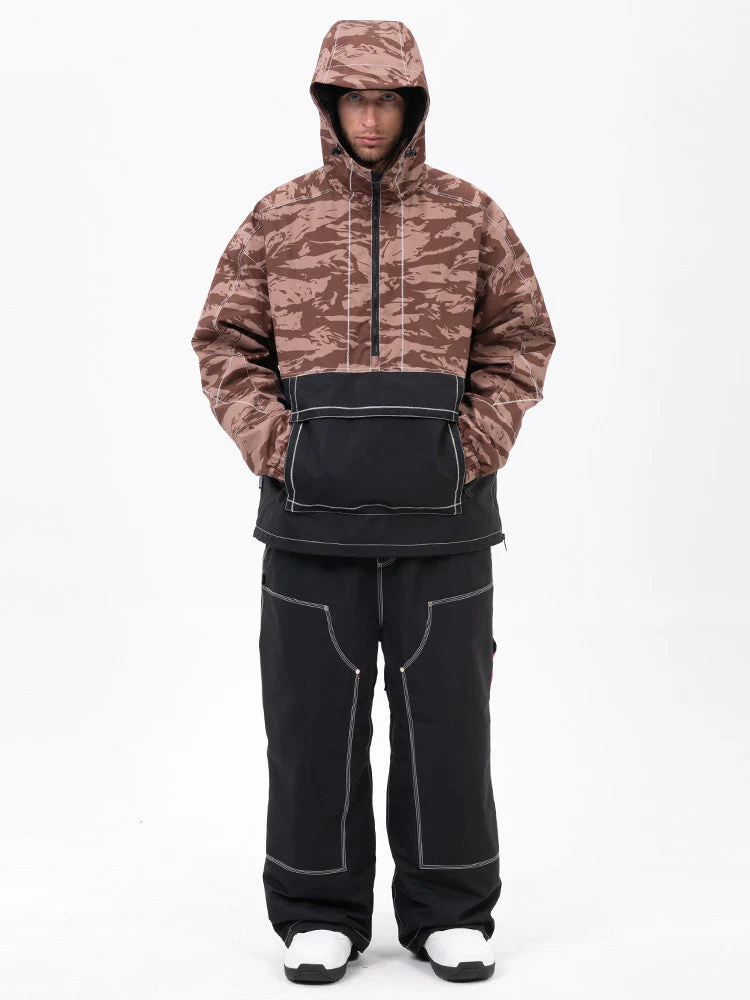 Men’s Mountain Vibe Pullover Jacket & Urban Freerider Baggy Snow Pants Set - Image 6