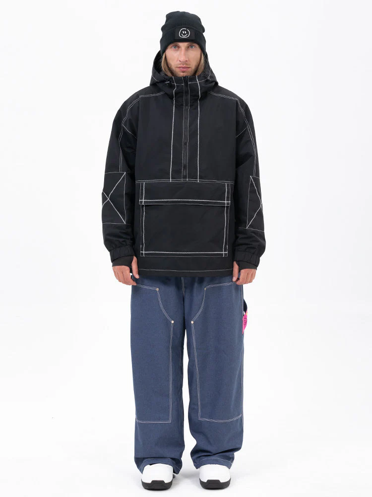 Men’s Mountain Vibe Pullover Jacket & Urban Freerider Baggy Snow Pants Set - Image 7
