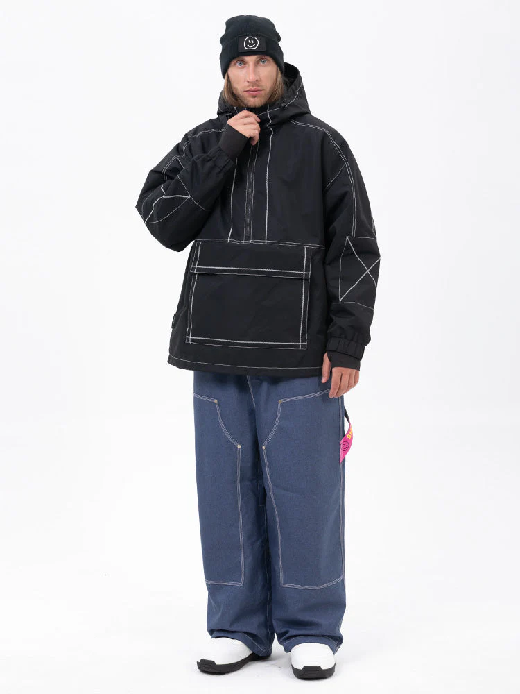 Men’s Mountain Vibe Pullover Jacket & Urban Freerider Baggy Snow Pants Set - Image 8