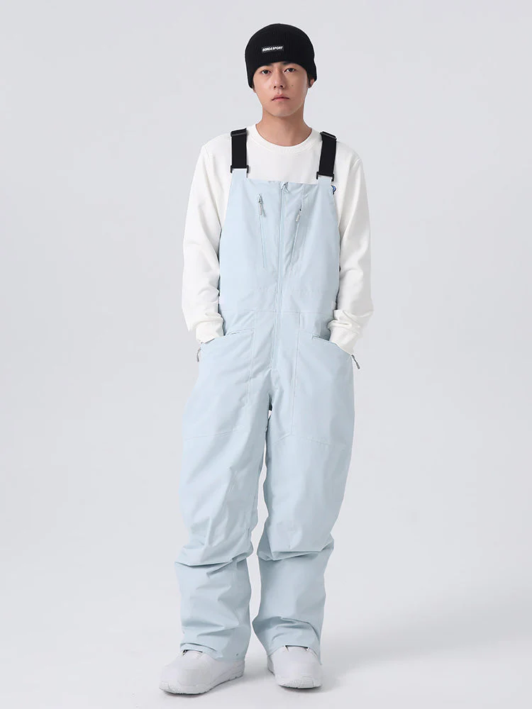 Men’s Searipe Unisex Urban Trek Durable Baggy Snow Bibs Overalls - Image 9