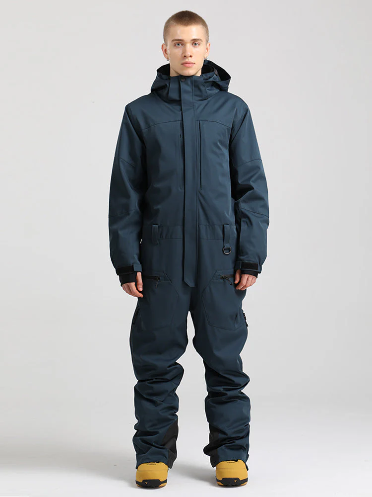 Men's All Mountain Freerider One Piece Ski Suits Full Body Snowsuits - Image 15