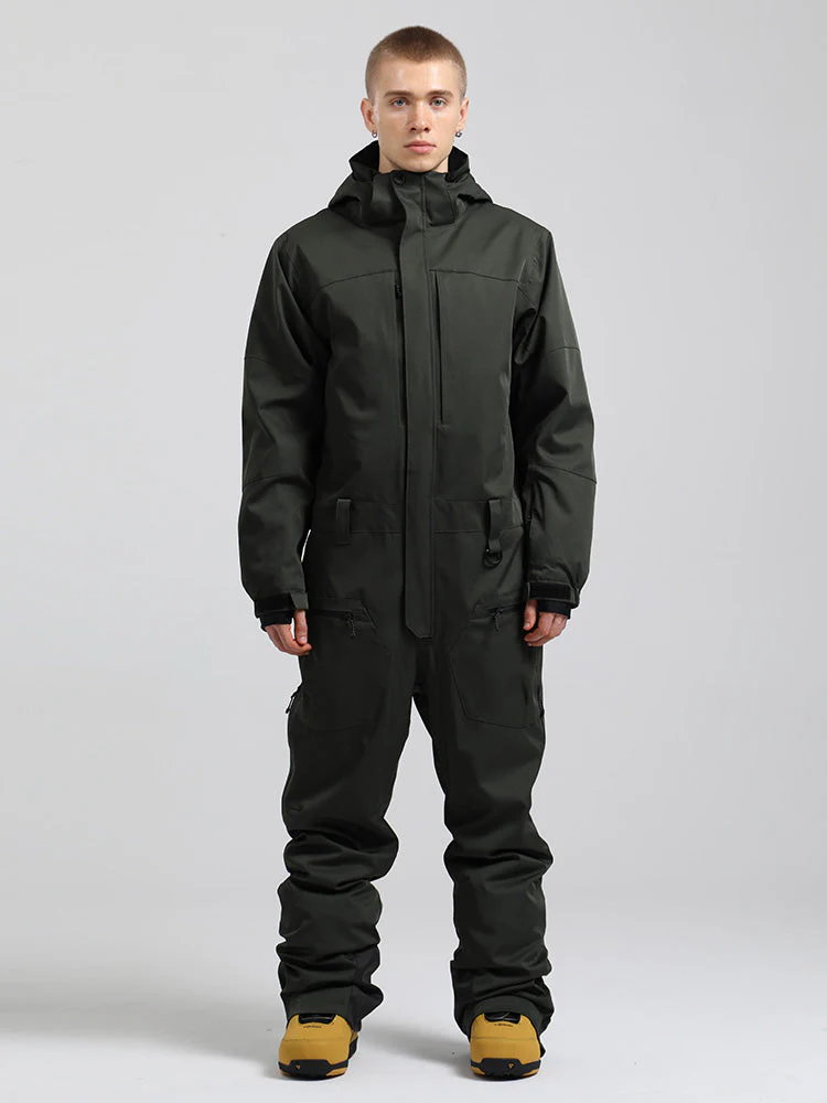 Men's All Mountain Freerider One Piece Ski Suits Full Body Snowsuits - Image 2