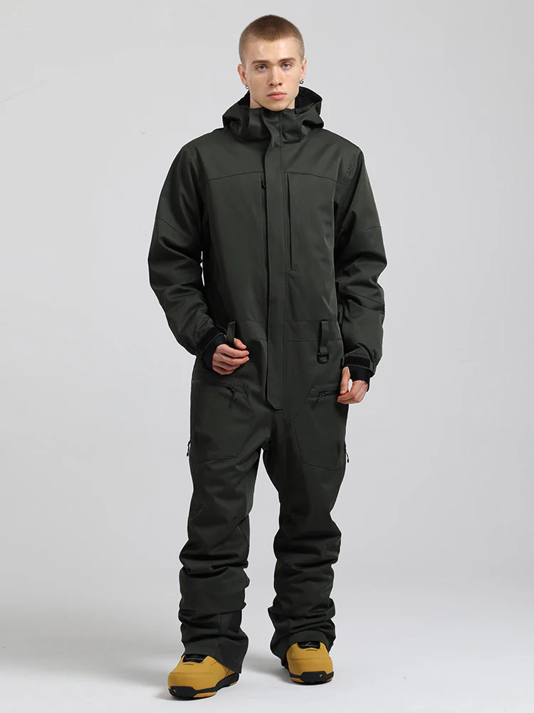 Men's All Mountain Freerider One Piece Ski Suits Full Body Snowsuits - Image 3