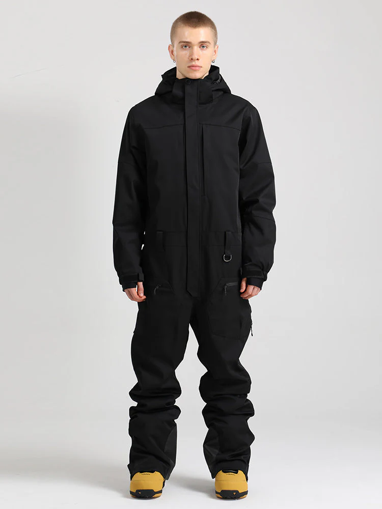 Men's All Mountain Freerider One Piece Ski Suits Full Body Snowsuits - Image 7