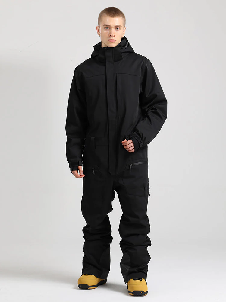 Men's All Mountain Freerider One Piece Ski Suits Full Body Snowsuits - Image 8