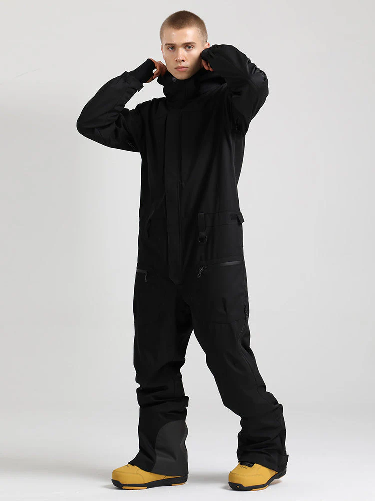 Men's All Mountain Freerider One Piece Ski Suits Full Body Snowsuits - Image 9