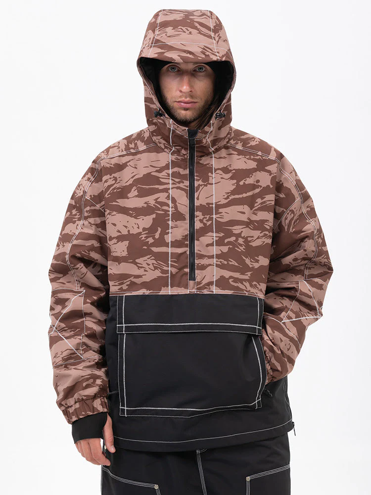Men's All Season Mountain Vibe Streetstorm Pullover Snowboard Jacket - Image 13