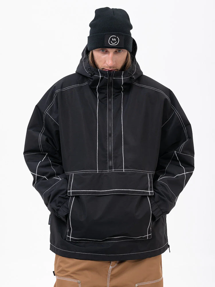 Men's All Season Mountain Vibe Streetstorm Pullover Snowboard Jacket - Image 3