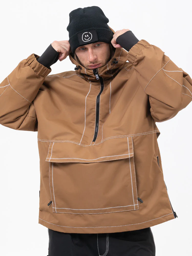 Men's All Season Mountain Vibe Streetstorm Pullover Snowboard Jacket - Image 7