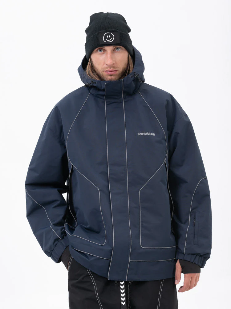 Men's All Weather Mountain Chill Reflective Snow Jacket – Night Skiing & Snowboard - Image 11