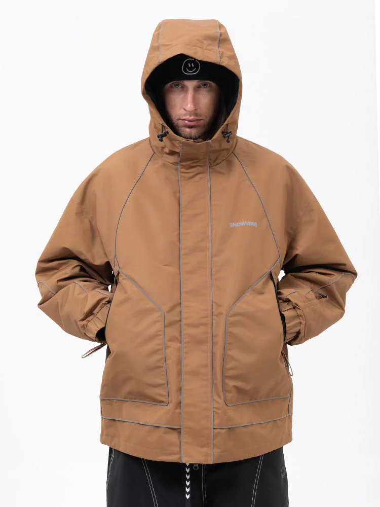 Men's All Weather Mountain Chill Reflective Snow Jacket – Night Skiing & Snowboard - Image 8