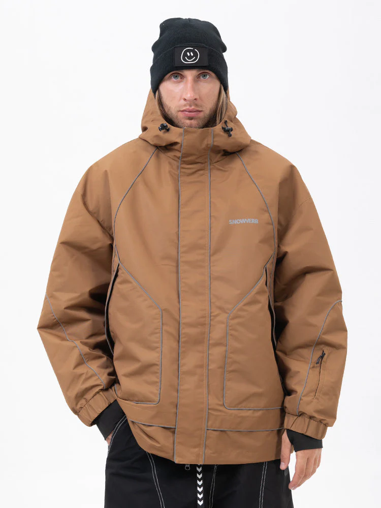 Men's All Weather Mountain Chill Reflective Snow Jacket – Night Skiing & Snowboard - Image 9