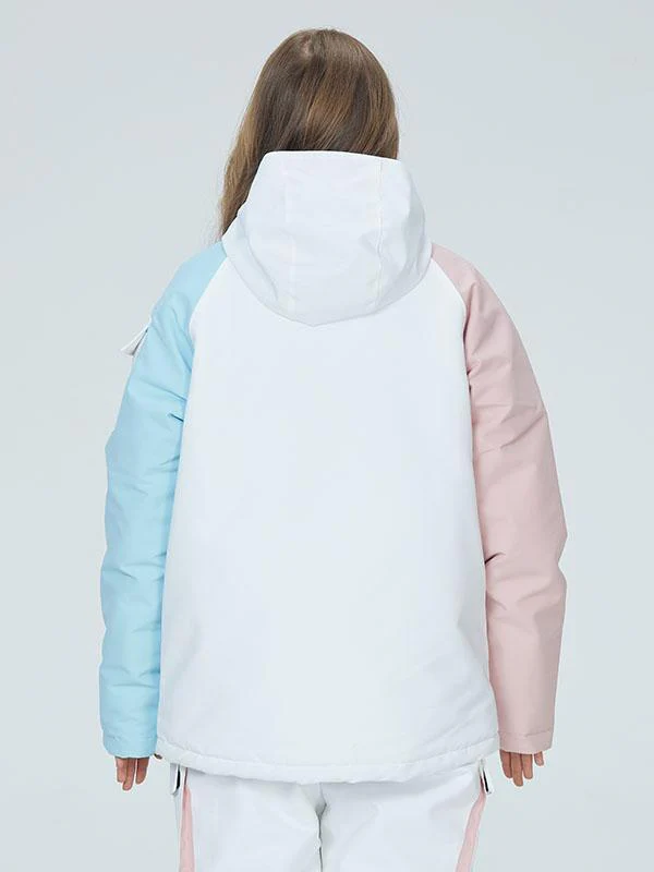 Men's Arctic Queen Divided Sky Colorblock Snow Jacket - Image 13