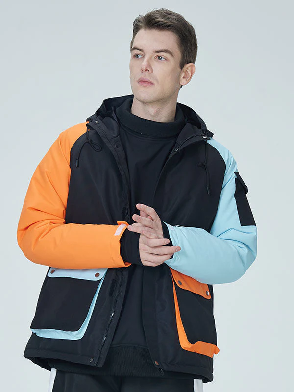 Men's Arctic Queen Divided Sky Colorblock Snow Jacket - Image 2