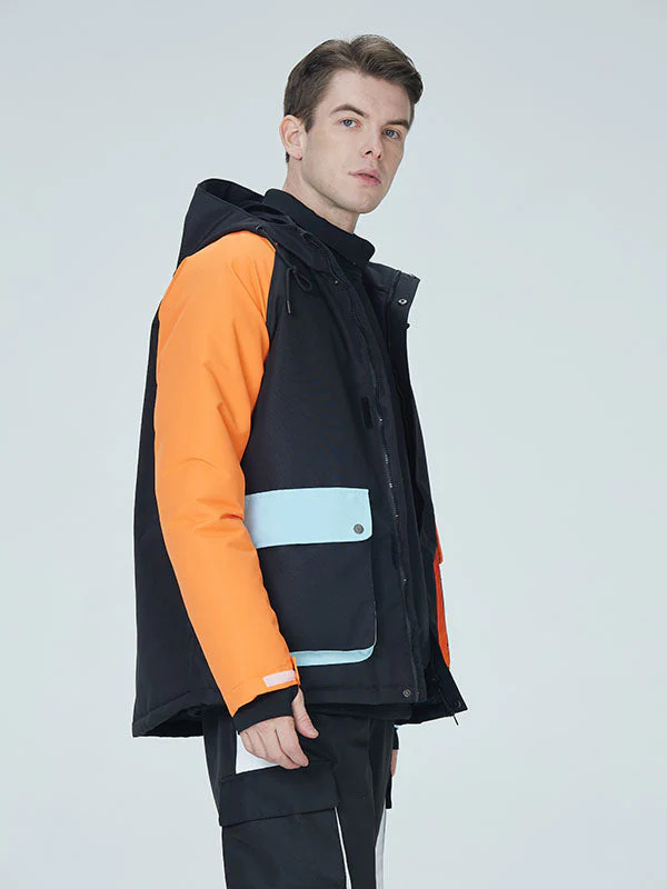 Men's Arctic Queen Divided Sky Colorblock Snow Jacket - Image 3