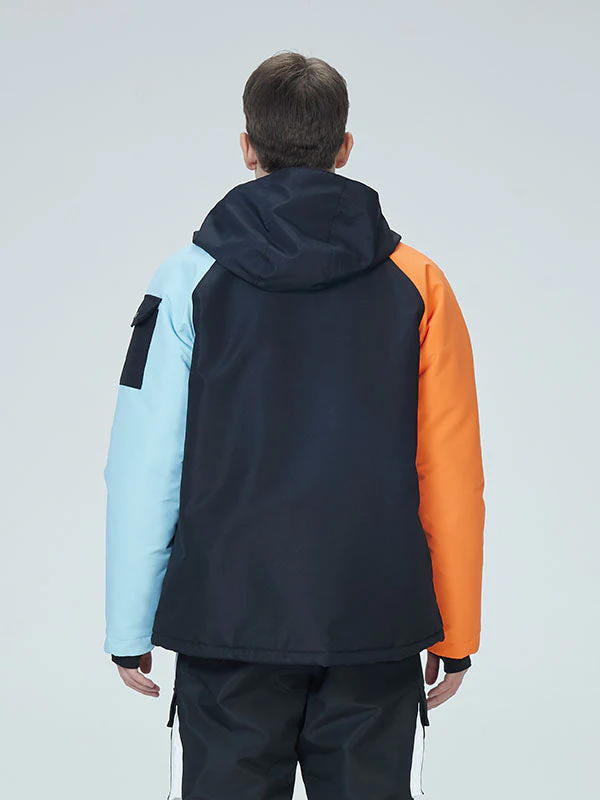 Men's Arctic Queen Divided Sky Colorblock Snow Jacket - Image 4