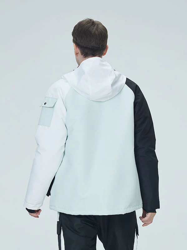 Men's Arctic Queen Divided Sky Colorblock Snow Jacket - Image 7