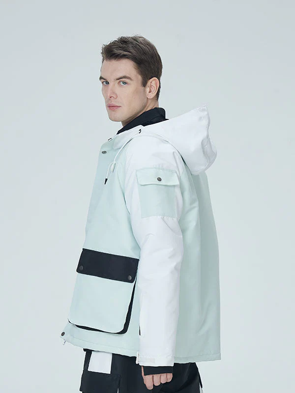 Men's Arctic Queen Divided Sky Colorblock Snow Jacket - Image 8