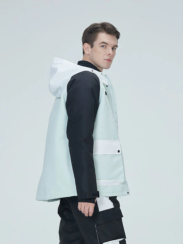 Men's Arctic Queen Divided Sky Colorblock Snow Jacket - Image 9