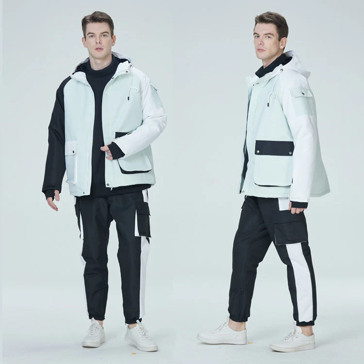 Men's Arctic Queen Divided Sky Colorblock Snow Suits - Image 6
