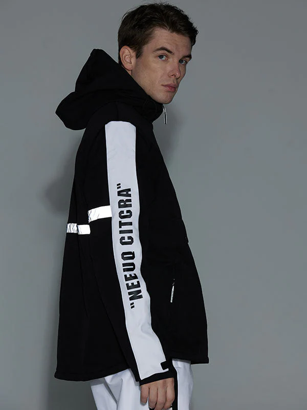 Men's Arctic Queen Winter Guide Stripe Reflective Snow Jacket - Image 2