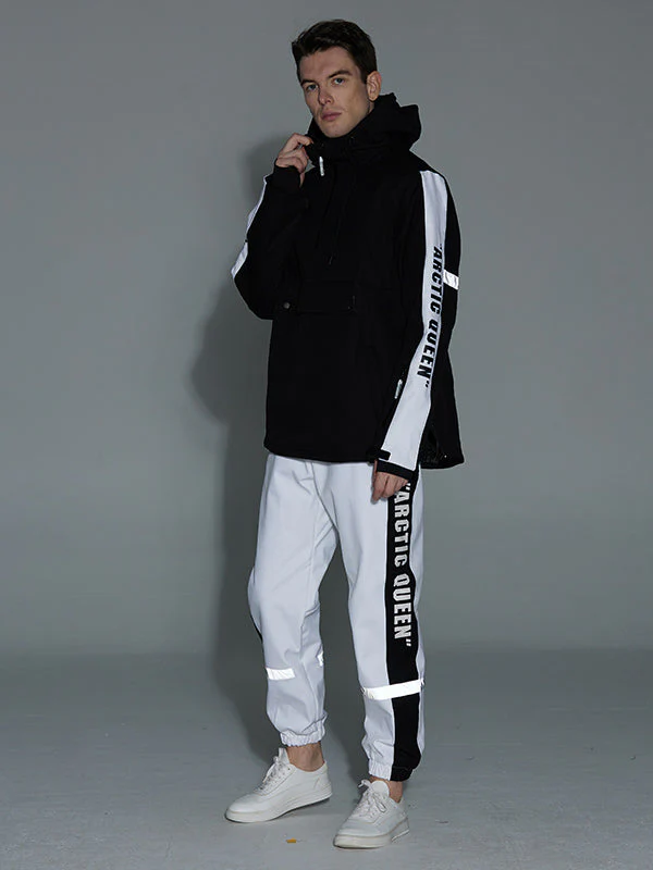 Men's Arctic Queen Winter Guide Stripe Reflective Snow Suits - Image 6