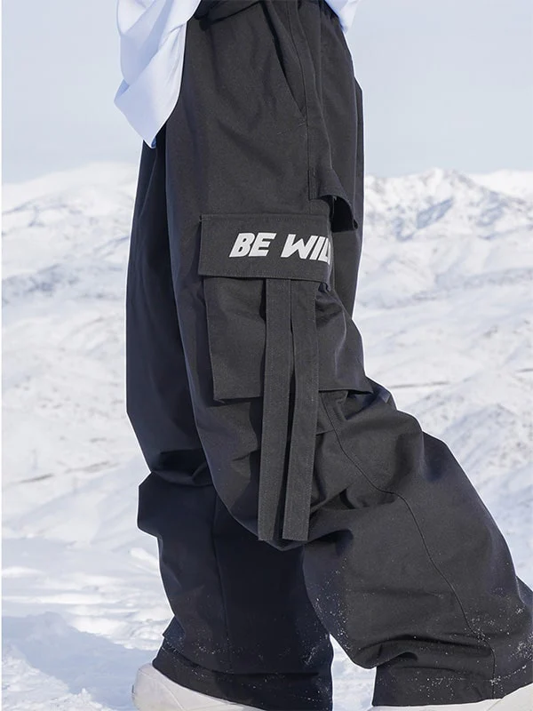 Men's Born To Be Wild Mountain Chill Baggy Snow Pants - Image 2
