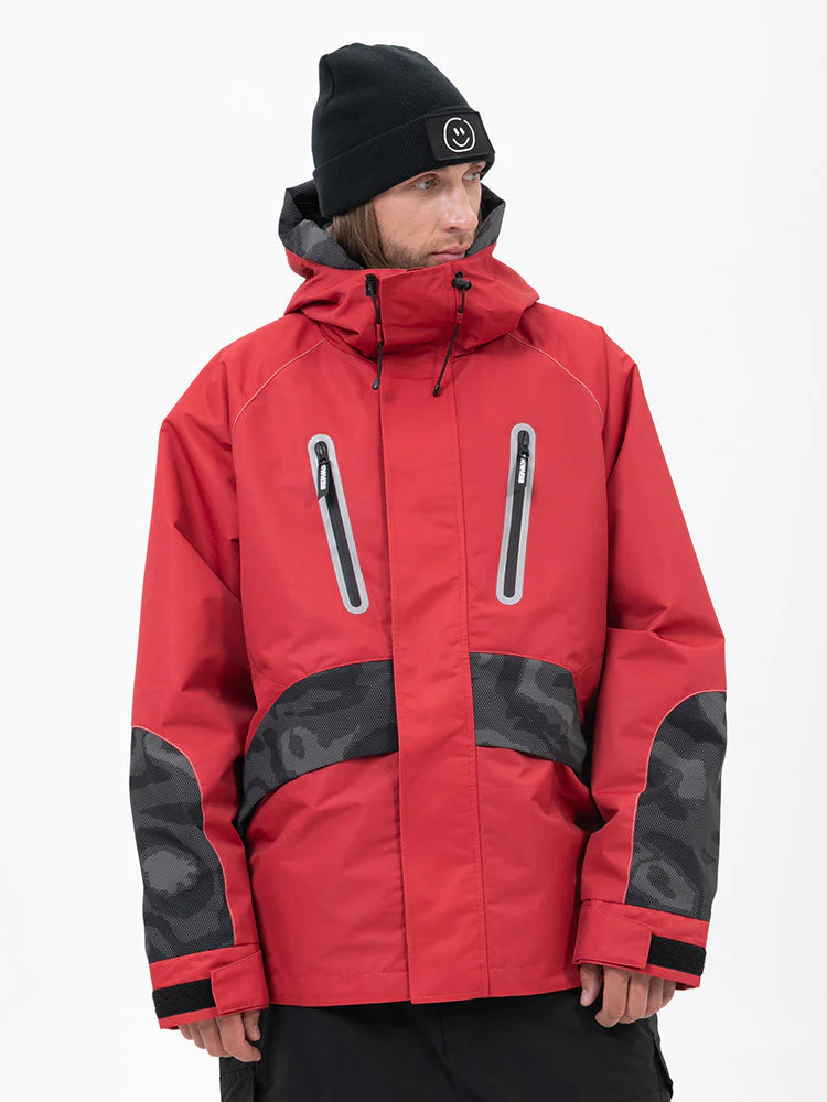 Men's Chillform Glow Trail Reflective Camo Snow Jacket - Image 10