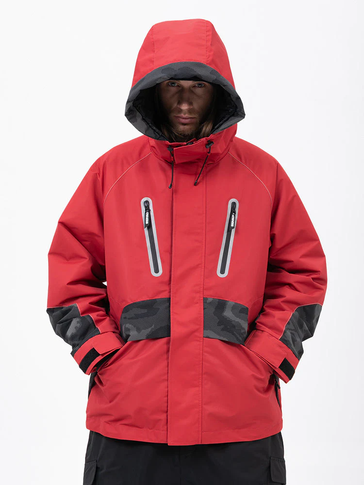 Men's Chillform Glow Trail Reflective Camo Snow Jacket - Image 11