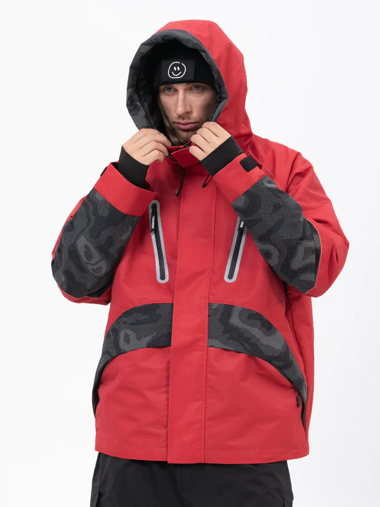 Men's Chillform Glow Trail Reflective Camo Snow Jacket - Image 12